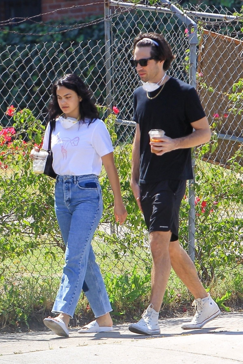 Camila Mendes with a Mystery Men during quarantine time in Los Angeles 2020/05/08 8