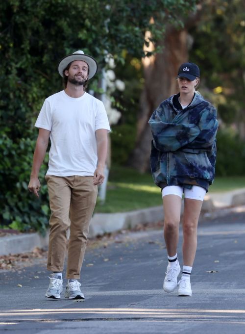 Abby Champion and Patrick Schwarzenegger Out in Pacific Palisades 2020/06/17 2