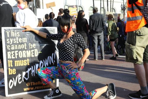 Bai Ling at George Floyd During Black Lives Matter Protest in Los Angeles 2020/06/04 4