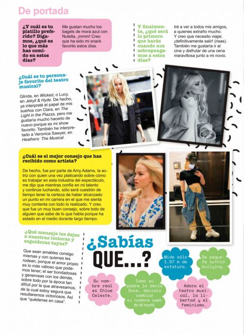 Dove Cameron in Tu Style Magazine, Mexico June 2020 1