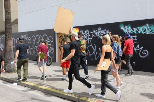 Josie Canseco at Black Lives Matter Protest in Los Angeles 2020/06/02