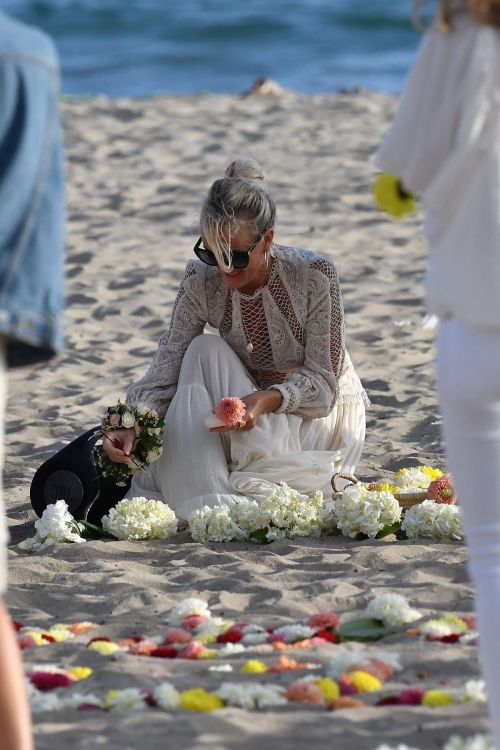 Laeticia Hallyday Celebrates Johnny Hallyday