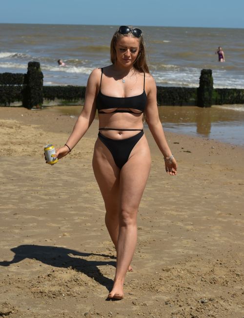 Megan Clark in Bikini at a Beach in Frinton 2020/05/30 4