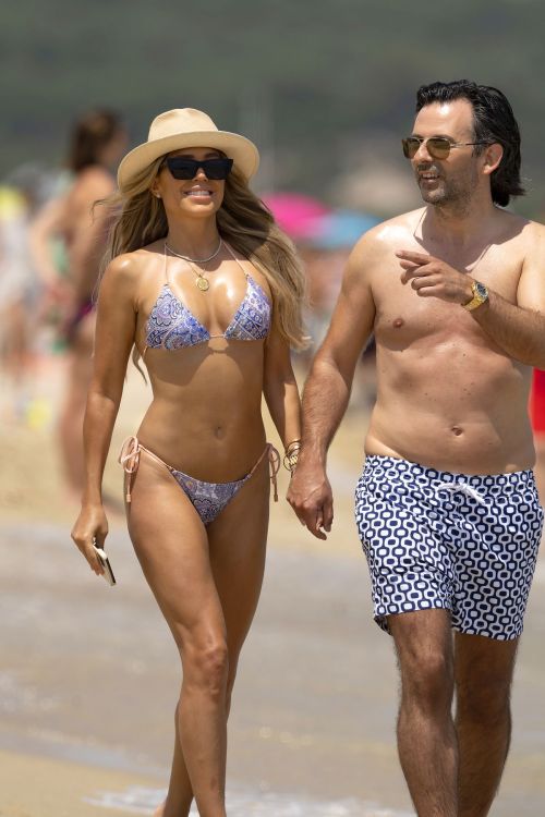 Sylvie Meis in Bikini at a Beach 2020/06/21 12