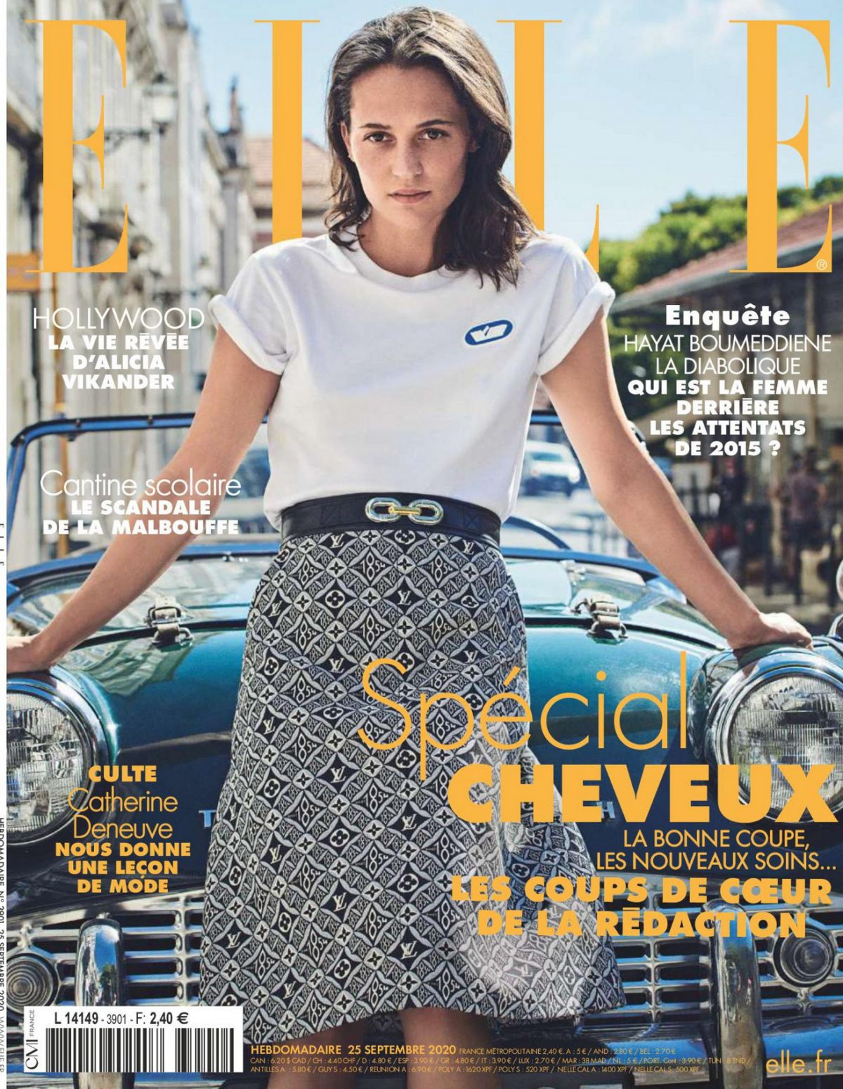 Alicia Vikander in Elle Magazine, France September 2020 Issue