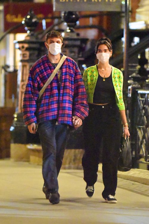 Dua Lipa and Anwar Hadid Out for Dinner in New York 2020/09/21 3