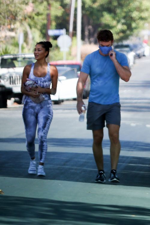 Nicole Scherzinger and Thom Evans Heading to a Gym in Los Angeles 2020/08/26 1