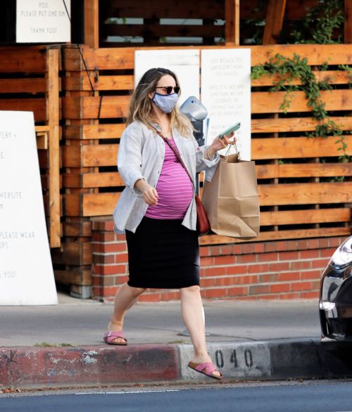 Pregnant Rachel McAdams Out for Takeout Food in Los Angeles 2020/09/17 4