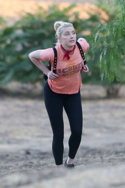 Amber Heard During Hiking Croix Top with Tight Out in Los Angeles 2020/11/16 1