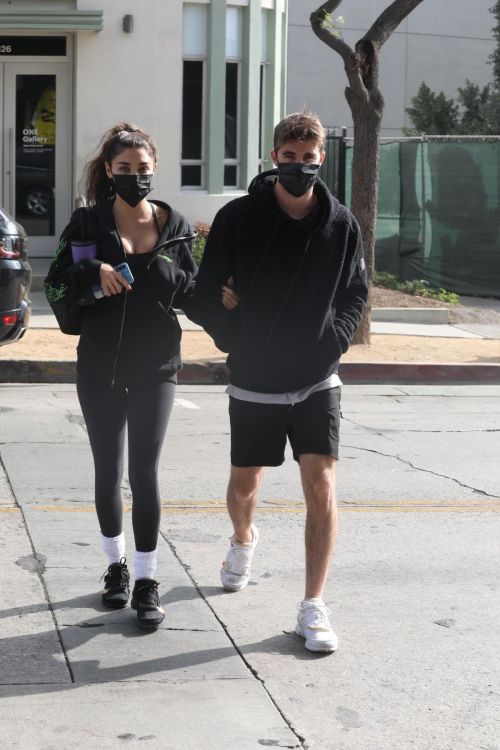 Chantel Jeffries and Lucas Taggart Arrives at a Gym in Los Angeles 2020/11/25 1