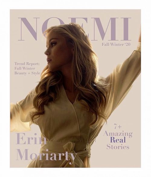 Erin Moriarty in Noemi Magazine, Fall/Winter 2020 Issue 8