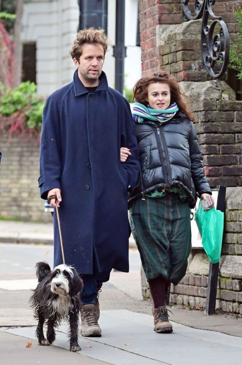 Helena Bonham Carter and Rye Dag Holmboe Out in London 2020/11/15 1