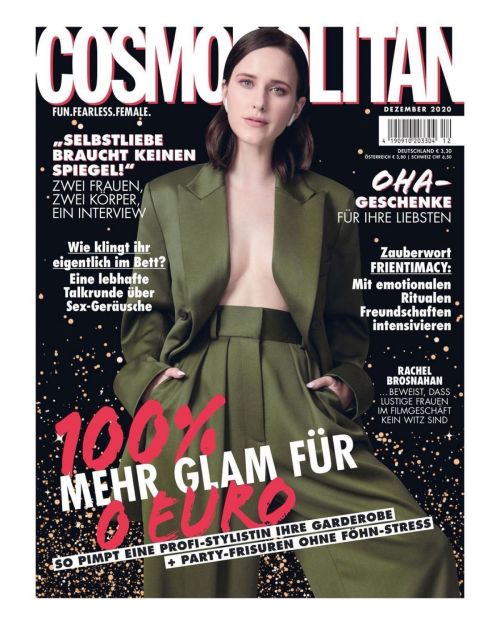 Rachel Brosnahan in Cosmopolitan Magazine, Germany December 2020 1