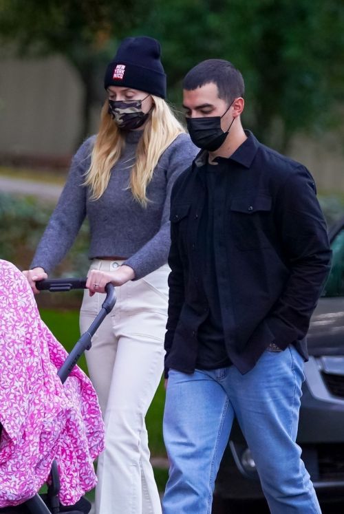 Sophie Turner and Joe Jonas Out on Thanksgiving Day in Los Angeles 11/26/2020 10
