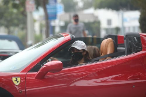 Vanessa Hudgens Drives Her Ferrari Out in West Hollywood 2020/11/23 1