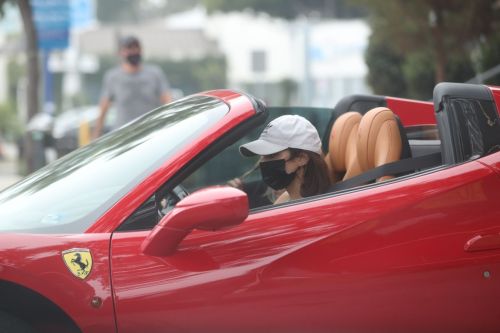 Vanessa Hudgens Drives Her Ferrari Out in West Hollywood 2020/11/23 5