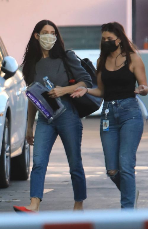 Ashley Greene with Her Friend After Leaves a Studio in Hollywood 12/03/2020 2