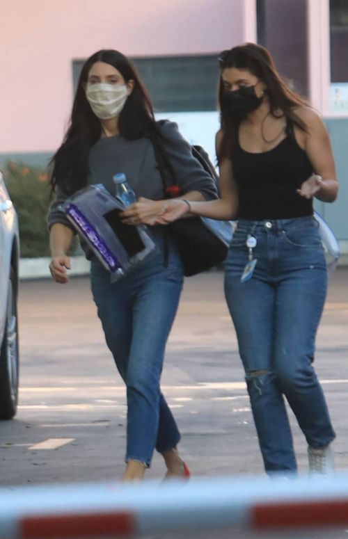 Ashley Greene with Her Friend After Leaves a Studio in Hollywood 12/03/2020 4