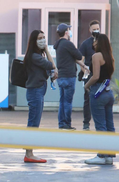 Ashley Greene with Her Friend After Leaves a Studio in Hollywood 12/03/2020 5