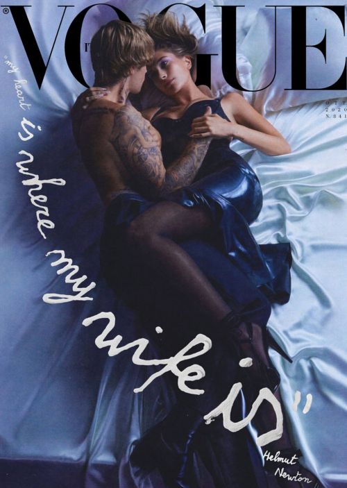 Hailey Rhode and Justin Bieber Cover for VOGUE Italia Magazine, October 2020 5