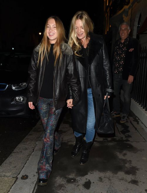 Kate Moss and Lila Grace Moss Sisters Night Out in Mayfair 12/04/2020 6