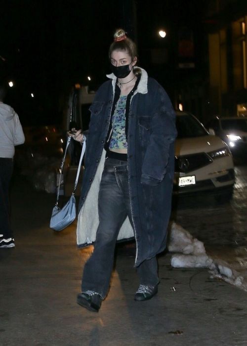 Hunter Schafer Arrives at Mercer Hotel in New York 02/10/2021