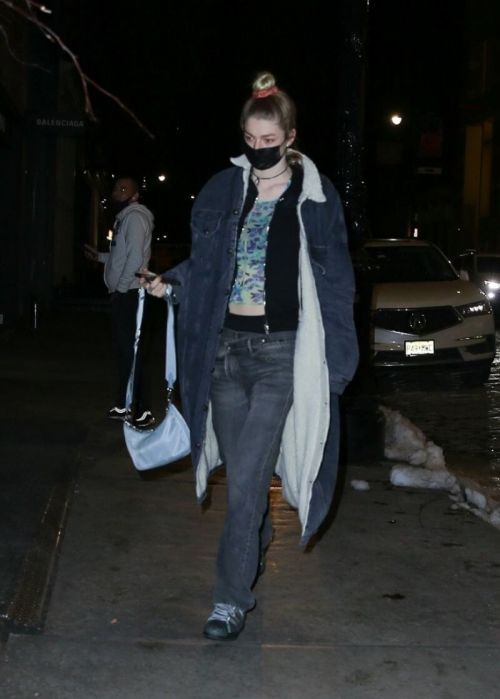 Hunter Schafer Arrives at Mercer Hotel in New York 02/10/2021 1