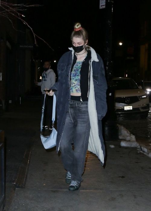 Hunter Schafer Arrives at Mercer Hotel in New York 02/10/2021 2