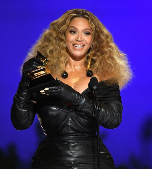 Beyonce attended 2021 Grammy Awards in Los Angeles 03/14/2021 2