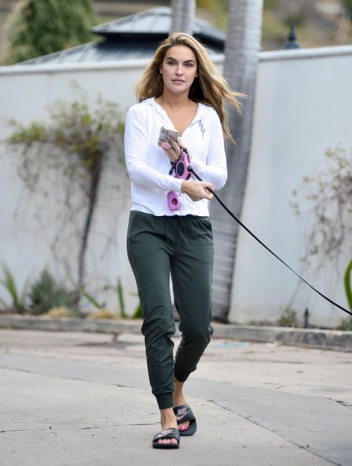 Chrishell Stause Stepped Out with Her Dog in Los Angeles 03/10/2021 4
