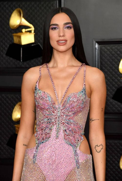 Dua Lipa Performs at 2021 Grammy Awards in Los Angeles 03/14/2021 9