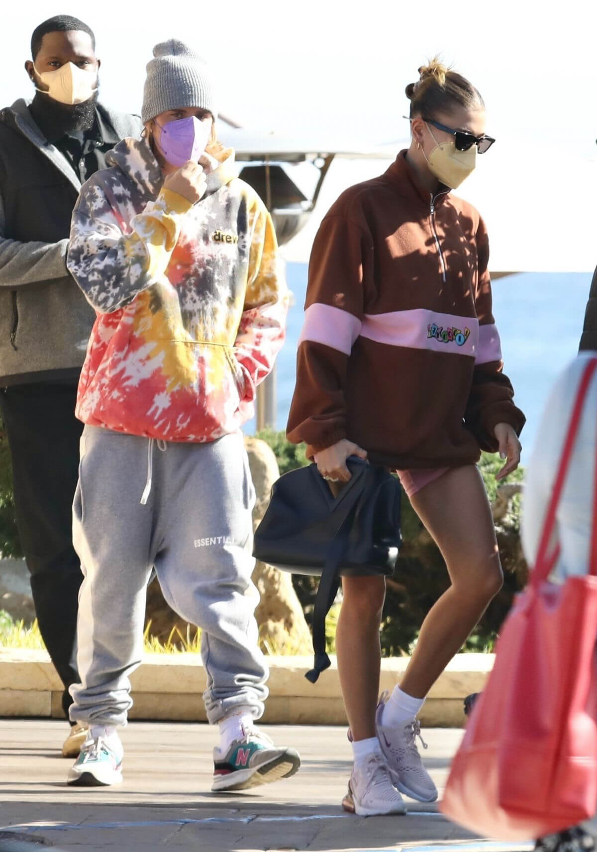 Hailey and Justin Bieber Seen at Nobu in Malibu 03/22/2021