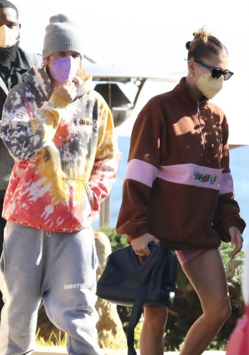 Hailey and Justin Bieber Seen at Nobu in Malibu 03/22/2021 1