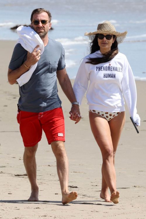 Jordana Brewster Enjoys in Bikini at a Beach in Santa Monica 03/20/2021 9