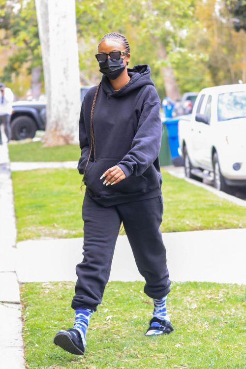 Justine Skye Arrives to Pilates Session in Los Angeles 03/25/2021 5