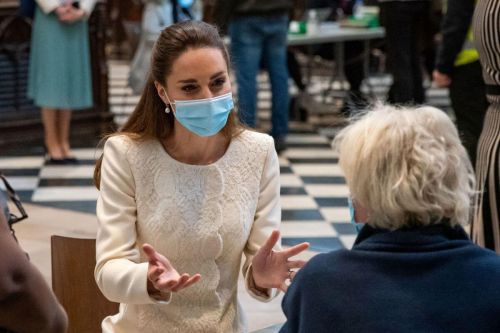 Kate Middleton Seen at Coronavirus Disease Vaccination Centre at Westminster Abbey 03/23/2021 4