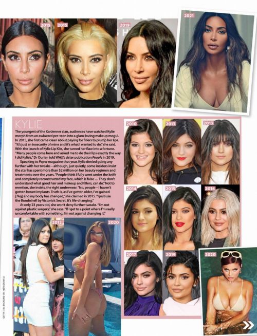 Kim Kardashian, Kendall and Kylie Jenner in Who Magazine, March 2021 2
