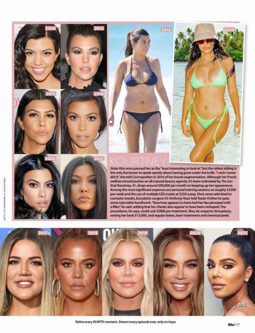 Kim Kardashian, Kendall and Kylie Jenner in Who Magazine, March 2021 4