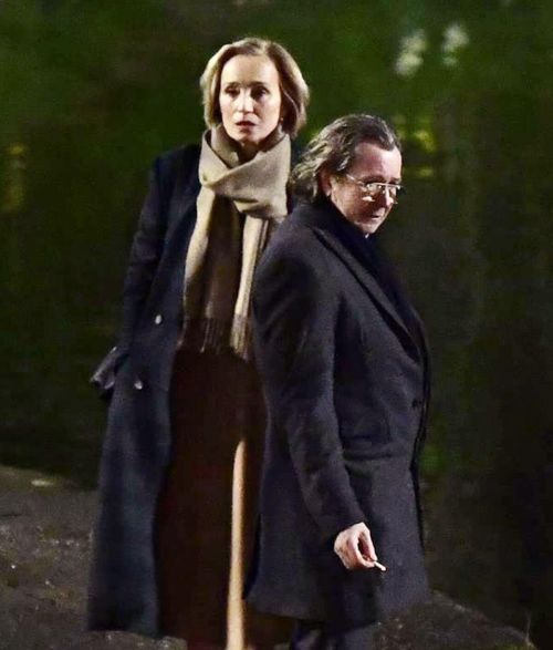 Kristin Scott Thomas Seen on the Set of Horses in London 03/24/2021 4