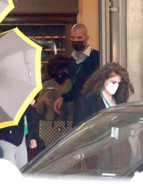 Lady Gaga is Seen Leaving Her Hotel in Rome 03/24/2021 3