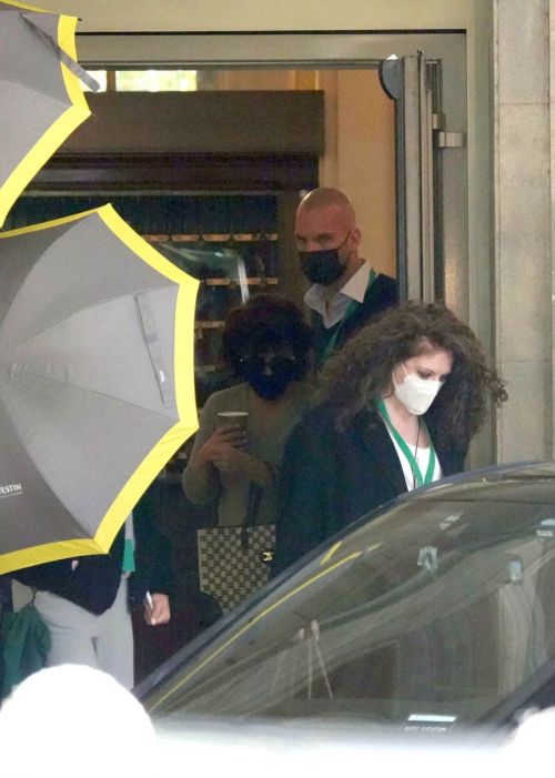 Lady Gaga is Seen Leaving Her Hotel in Rome 03/24/2021 5