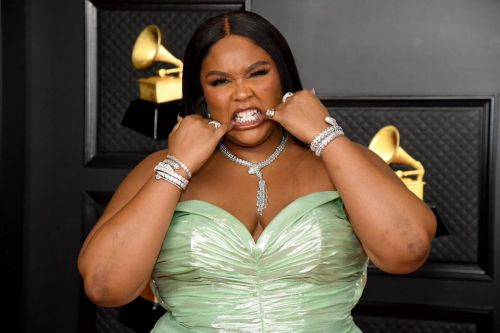 Lizzo Seen at 2021 Grammy Awards in Los Angeles 03/14/2021 4