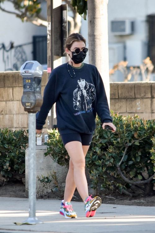 Lucy Hale Out and About for Coffee in Los Angeles 02/24/2021 9