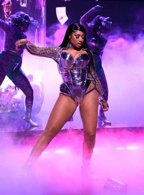 Megan Thee Stallion Give Performance at 63rd Annual Grammy Awards 03/14/2021 2