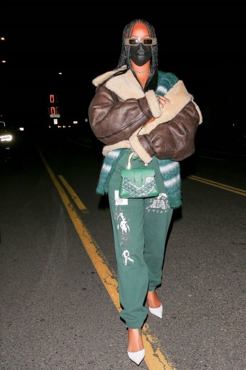 Rihanna is Seen Arriving at Giorgio Baldi in Santa Monica 03/11/2021 1