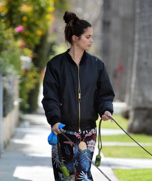 Sara Sampaio Day Out with Her Dog in Los Angeles 03/11/2021 2