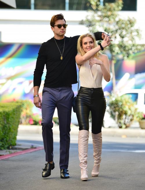 Saxon Sharbino with Her Friend Out for lunch in Los Angeles, March 10, 2021 4