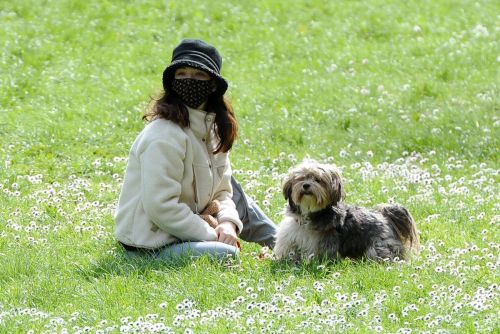 Matilda De Angelis Steps Out at a Park in Rome 03/21/2021 2