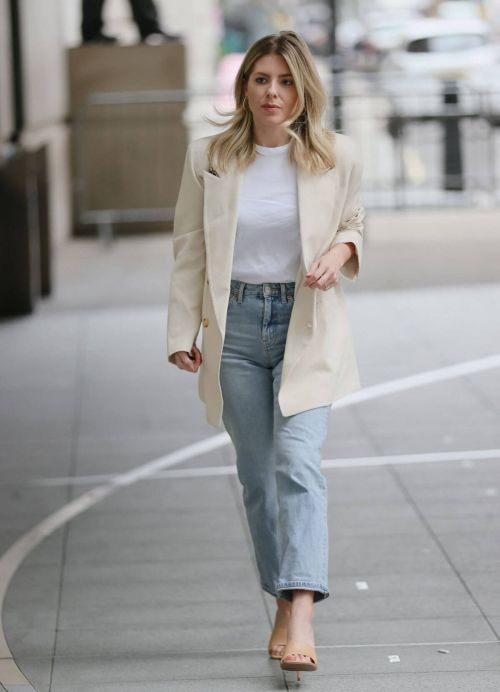 Mollie King is Seen Arriving at BBC studio 1 in London 03/20/2021 5