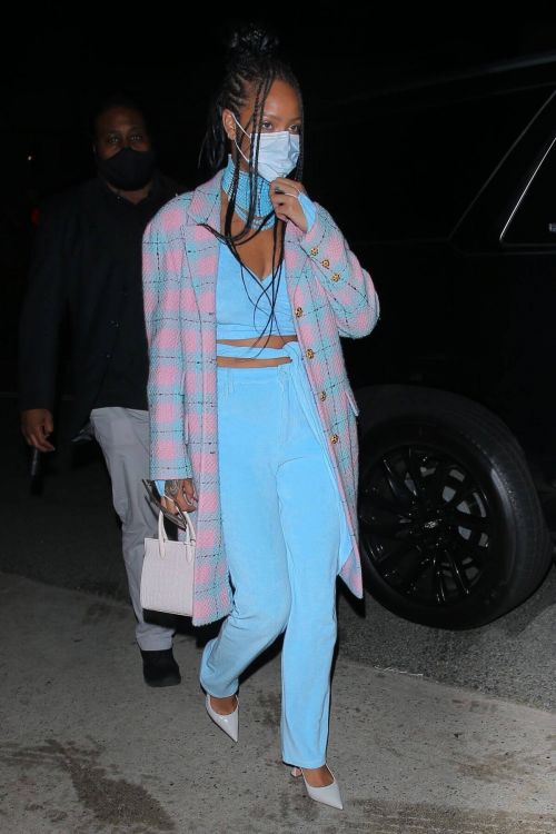 Rihanna is Arriving at Giorgio Baldi in Santa Monica 03/19/2021 4